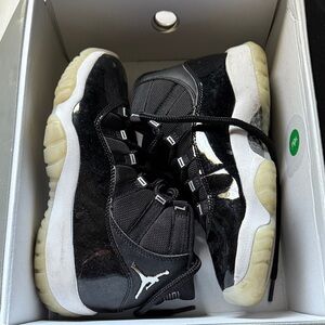 Jordan Black and White Sneakers